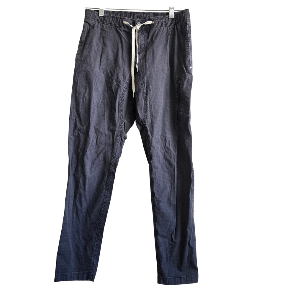Vuori‎ Medium Men's Ripstop Climber Pants Charcoal Grey Excellent V412 Stretch